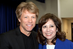 Bon Jovi and Hilda Solis